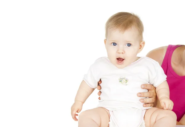 Kleines Kind sitzt — Stockfoto