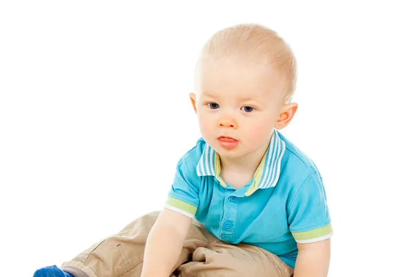 Portret van een knappe jongen — Stockfoto