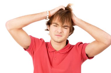 güzel adam, çok üzgün