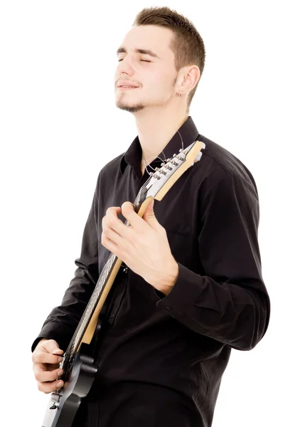 Killen spelar gitarr — Stockfoto