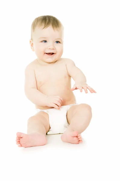 Bellissimo bambino, seduto — Foto Stock