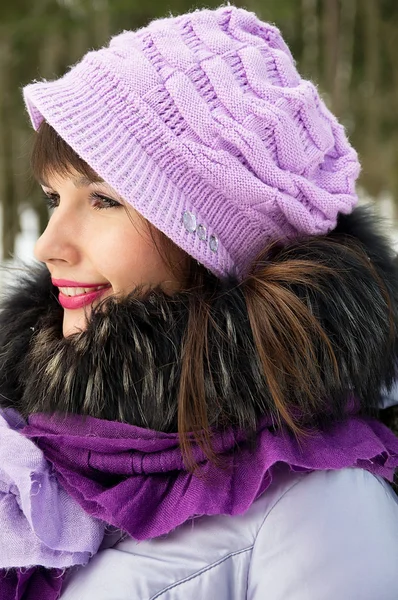 Beautiful girl on the nature — Stock Photo, Image