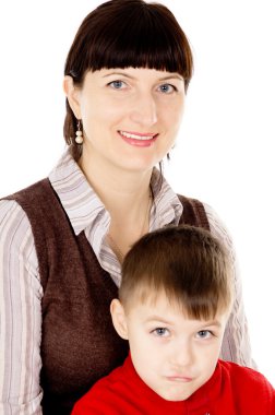 Anne, yavaşça onun bebek hugs