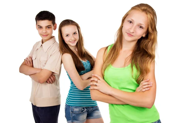 Future generation, young people isolated Stock Image