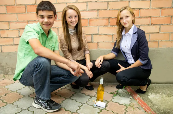 The composition of anti-smoking — Stock Photo, Image