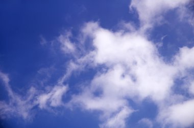 arka plan, mavi gökyüzü bulutlu