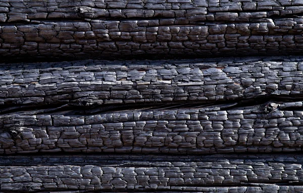 Background, burnt wood — Stock Photo, Image