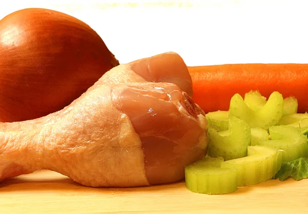 Sopa de frango — Fotografia de Stock