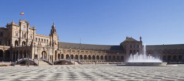 Plaza espagna, andaloucia, sevilla — Stock Photo, Image