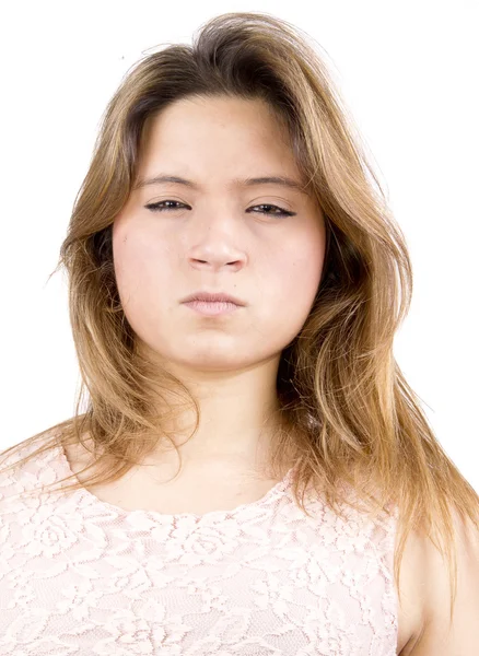 Angry girl — Stock Photo, Image