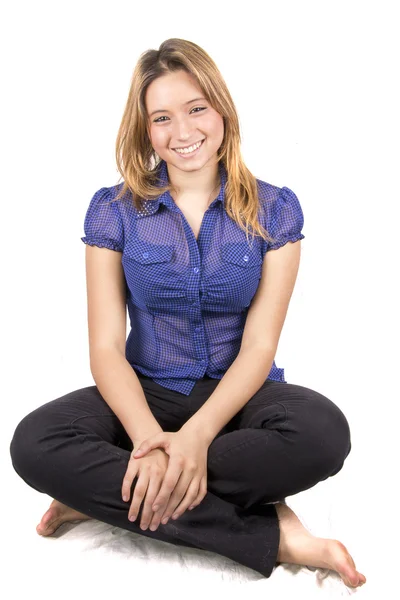 Girl sitting — Stock Photo, Image