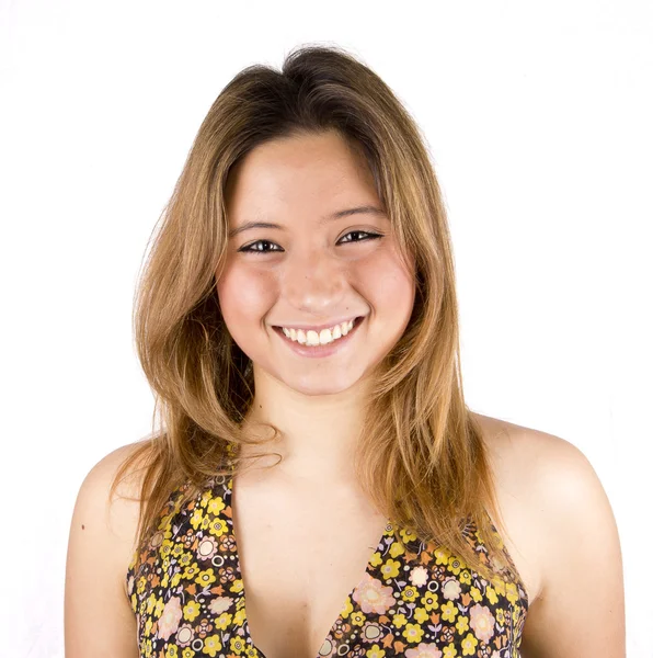 Ragazza sorriso — Foto Stock