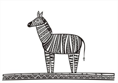 süs zebra çizimi