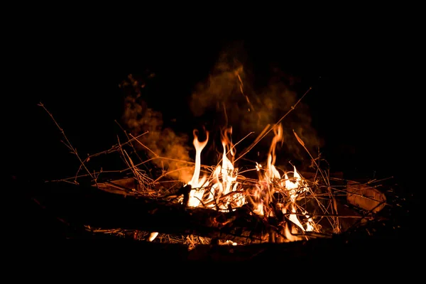 Φωτιά Και Φλόγες Φλόγες Και Σπινθήρες Κοντά Μοτίβα Φωτιάς Φλόγες — Φωτογραφία Αρχείου