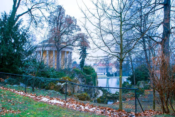 Eisenstadt Rakousko Únor 2017 Esterhazy Schloss Eisenstadt Burgenland Palác Centru — Stock fotografie