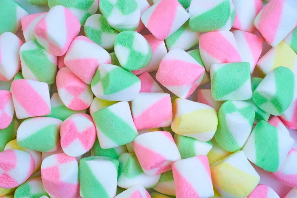 Fundo Textura Marshmallows Multi Coloridos Marshmallows Azuis Rosa Coloridos — Fotografia de Stock