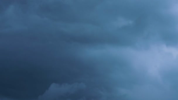 Nuvole Tempesta Con Pioggia Time Lapse Nube Grigia Movimento Storm — Video Stock