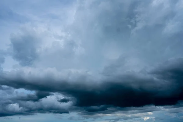 Black clouds before the storm and the rain