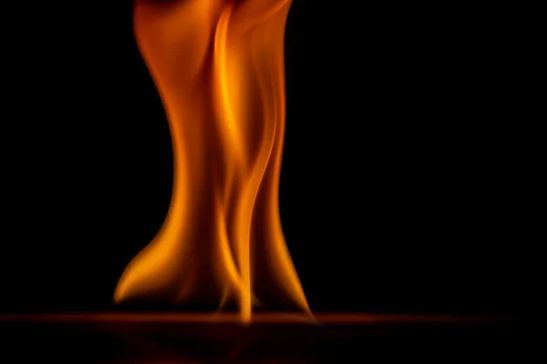 Burning Power Flame Flames Burning Sparks Close Fire Patterns Glow — Stock Photo, Image