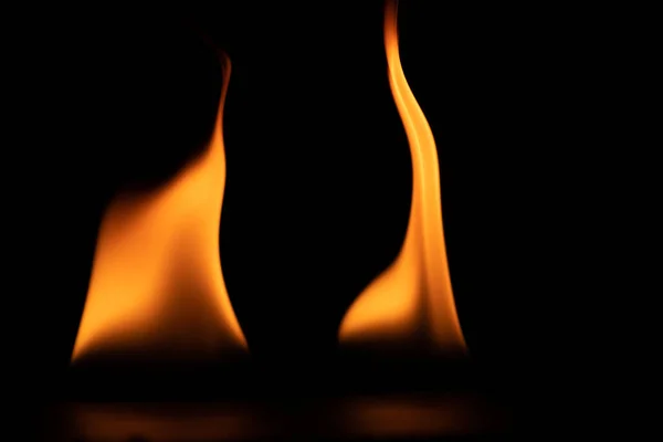 Láng Égő Ereje Lángok Égő Szikrák Közelről Tűzminták Tűz Fénye — Stock Fotó