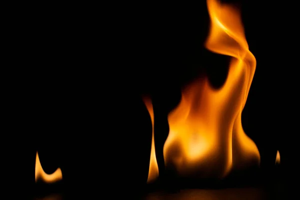 Burning Power Flame Flames Burning Sparks Close Fire Patterns Glow — Stock Photo, Image