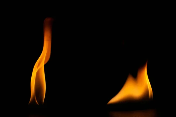 Burning Power Flame Flames Burning Sparks Close Fire Patterns Glow — Stock Photo, Image