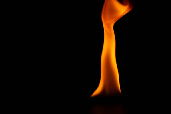 Puissance Brûlante Flamme Des Flammes Des Étincelles Brûlantes Gros Plan — Photo