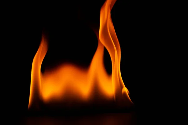 Burning Power Flame Flames Burning Sparks Close Fire Patterns Glow — Stock Photo, Image