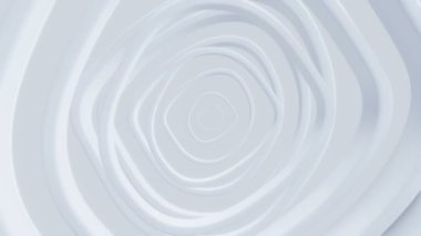 Yaratıcı şekillerin kavramsal arkaplanın 3 boyutlu yansıması. Soyut canlandırılmış duvar kağıdı.