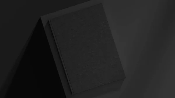 3D rendering A4 white book mockup. Empty book. Clean book cover mockup