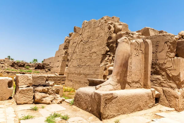 Ruinas Del Octavo Pilón Del Templo Karnak Luxor Egipto — Foto de Stock