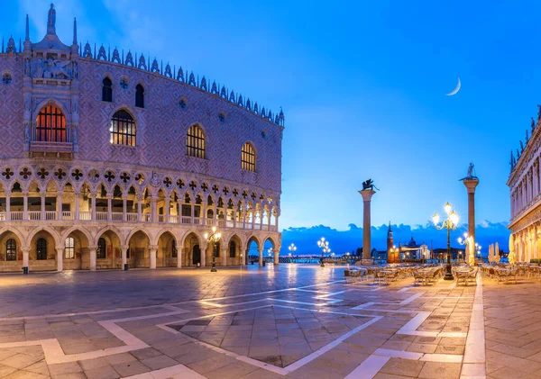 Palazzo Ducale Venezia Bellissima Vista Crepuscolare Italia — Foto Stock