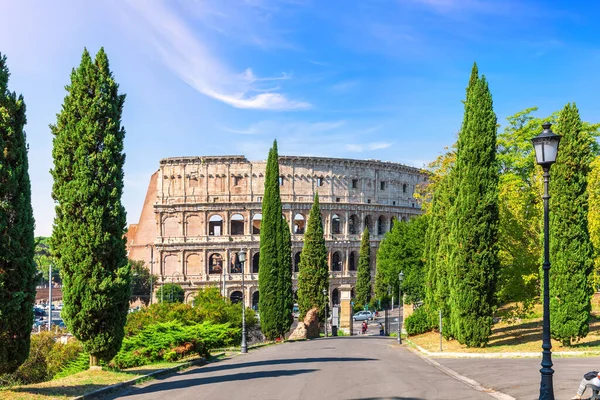 Colloquio a Roma, veduta dal parco del Colle Oppiano, Italia — Foto Stock