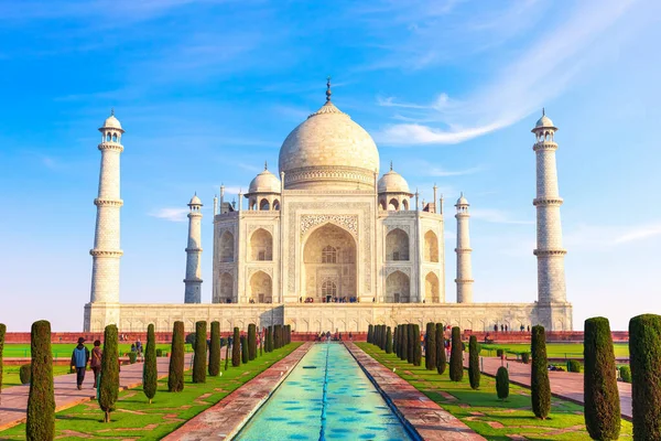 Bellissimo Taj Mahal Agra Uttar Pradesh India — Foto Stock