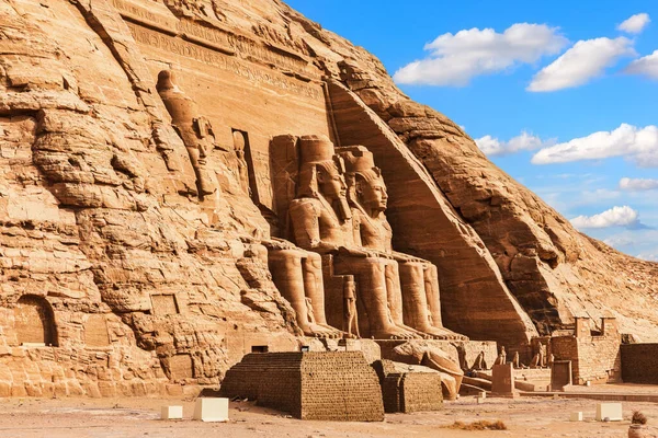 Great Temple Ramesses Abu Simbel Egypt — стокове фото