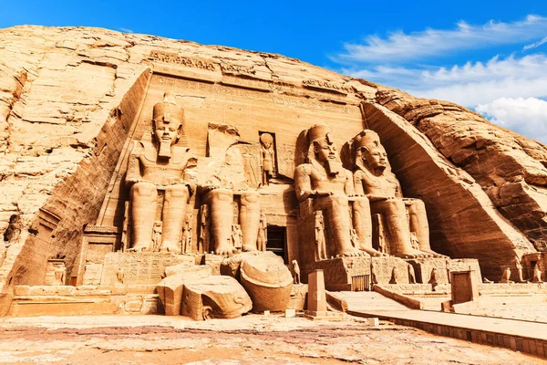 Der Große Tempel Von Ramses Abu Simbel Assuan Ägypten — Stockfoto
