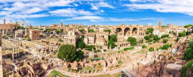 Roma Forumunun Panorama 'sı hala duruyor, Roma, İtalya.