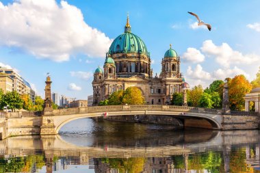 Attractive cathedral or Berliner Dom on Museum Island beautiful summer view, Berlin, Germany.