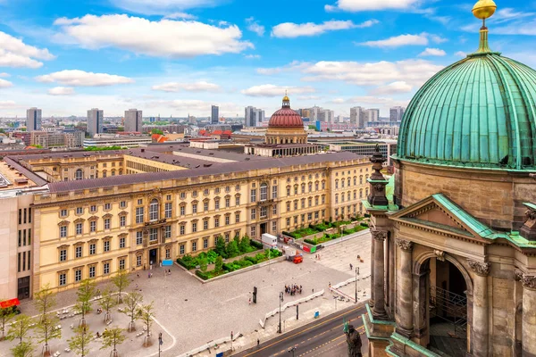 The Pergamon Museum, view from the dome of the Berlin Cathedral, Berlin, Germany.