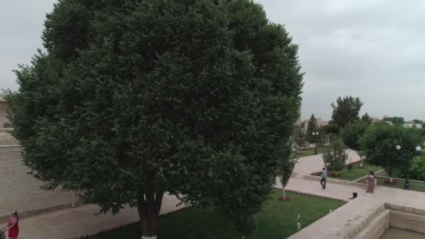 Bahouddin Naqshband Mausoleum Eponymous Memorial Complex Bukhara Filmed Drone Camera — Video Stock