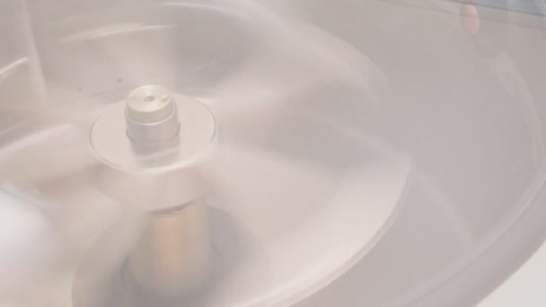 Refrigerated Vaccine Centrifugation Laboratory Slow Motion — Stockvideo