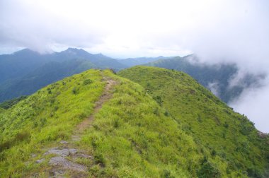 Çin'de yüksek dağ Ridge