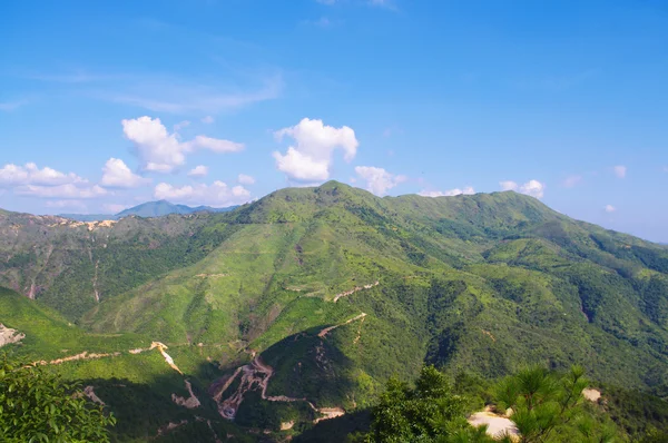 güzel Çinli nanling ridge, guangdong pro tepesi