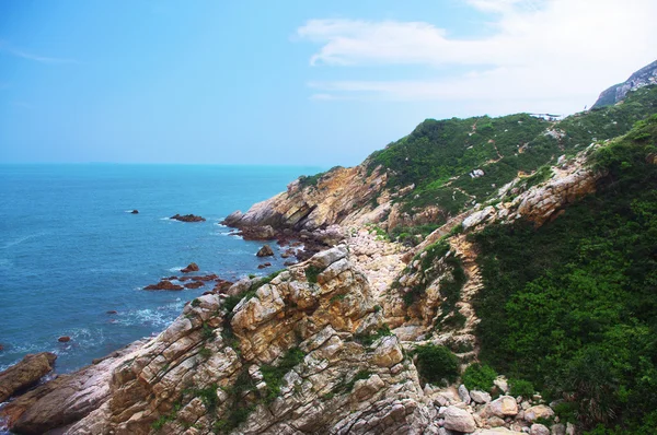 Seaside with great rocks at china — Stock Photo, Image