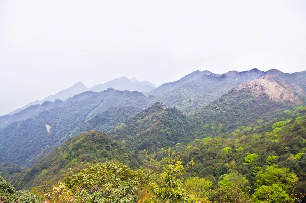Travelling at nailing ridge of china — Stock Photo, Image