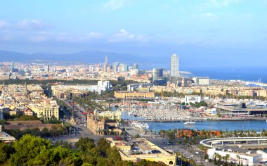 kuş s bakışı Barcelona, İspanya