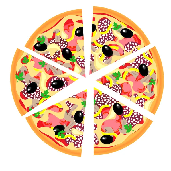 Pizza slices Stock Vectors, Royalty Free Pizza slices Illustrations ...