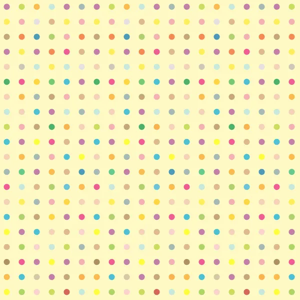 Seamless pattern with colorful circles, vector illustration — Stock Vector