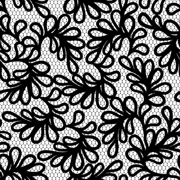 Seamless lace pattern, vector illustration — Stock Vector