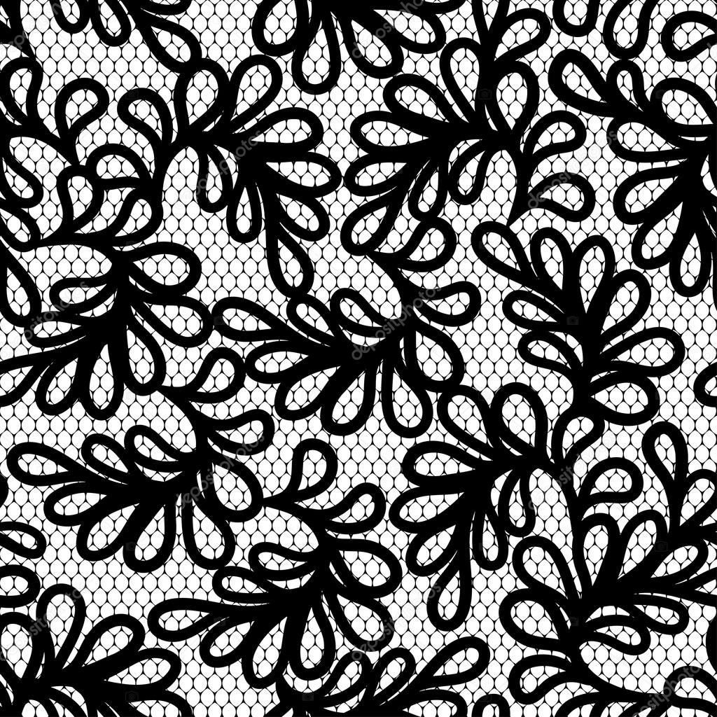 Seamless lace pattern, vector illustration Stock Vector Image by ...
